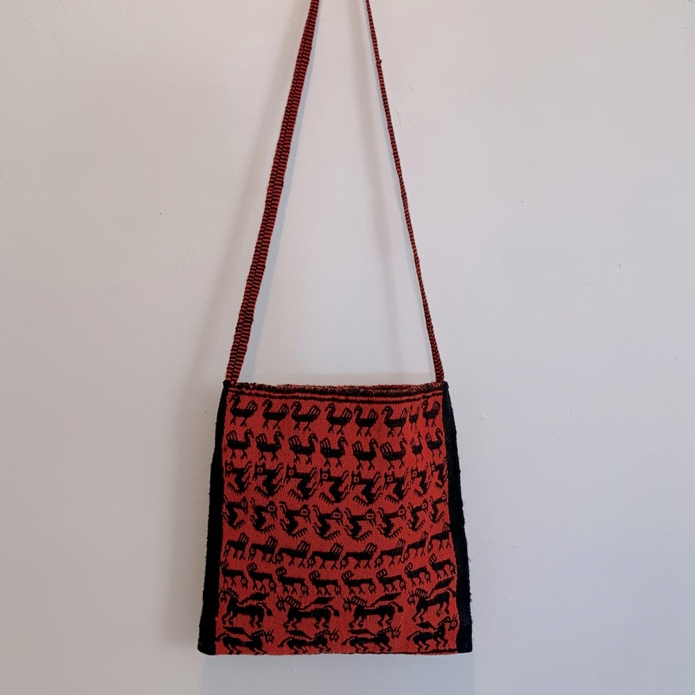Bolivian Woven Pegasus Small Crossbody Bag - Picture 2 of 8